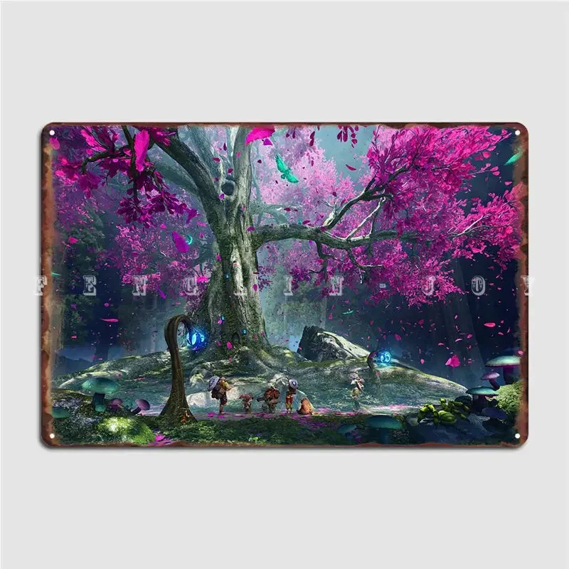 Широкий металлический знак Teldrassil, клубная вечеринка, индивидуальный декор для кухни, жестяная вывеска, плакаты