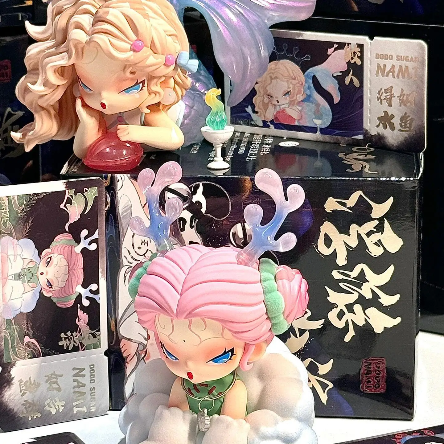 

Genuine Dodo Nami Floating Mountains And Seas Series Blind Box Cute Anime Action Figure Toy Kawaii Pvc Doll Gift Desktop Decor