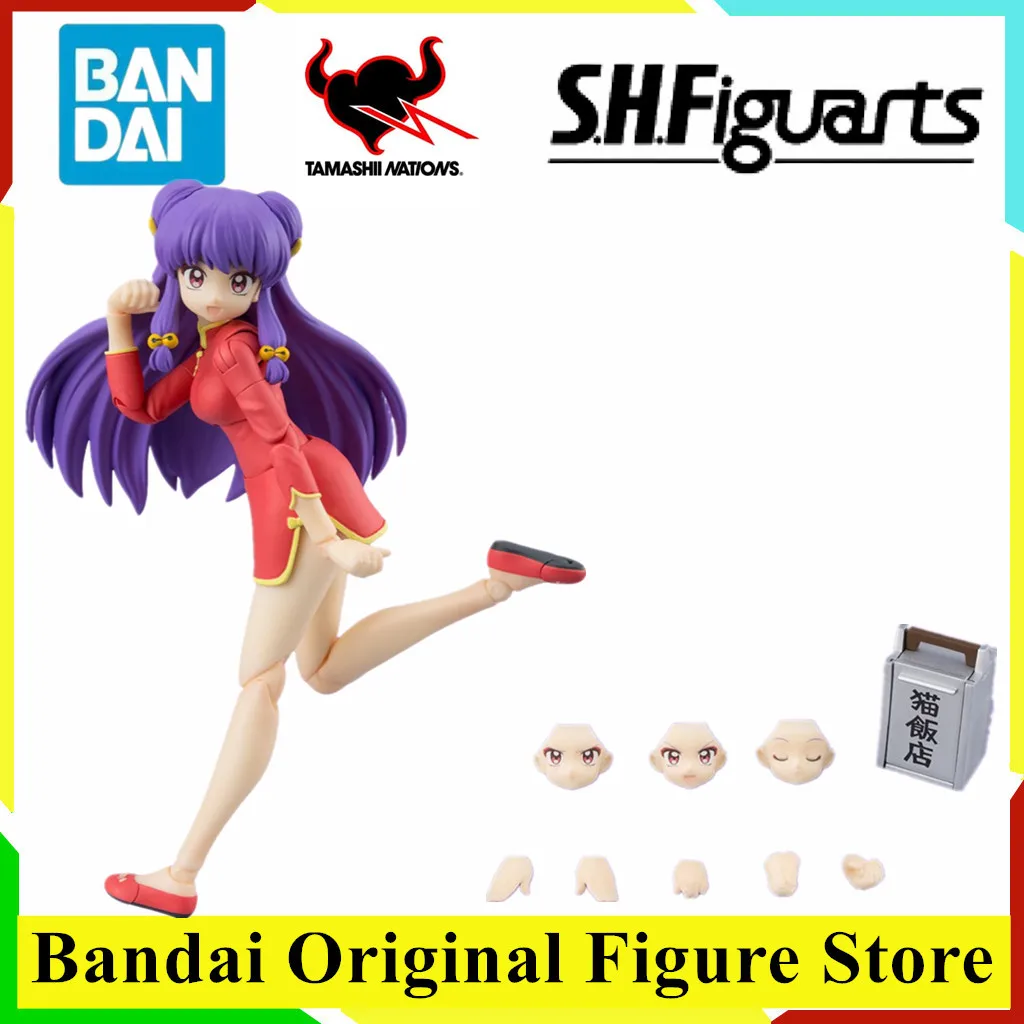 

Original BANDAI S.H.Figuarts Anime Ranma 1/2 Shampoo Action Figure Toys PVC Model Collection Movable Anime Figurine Doll