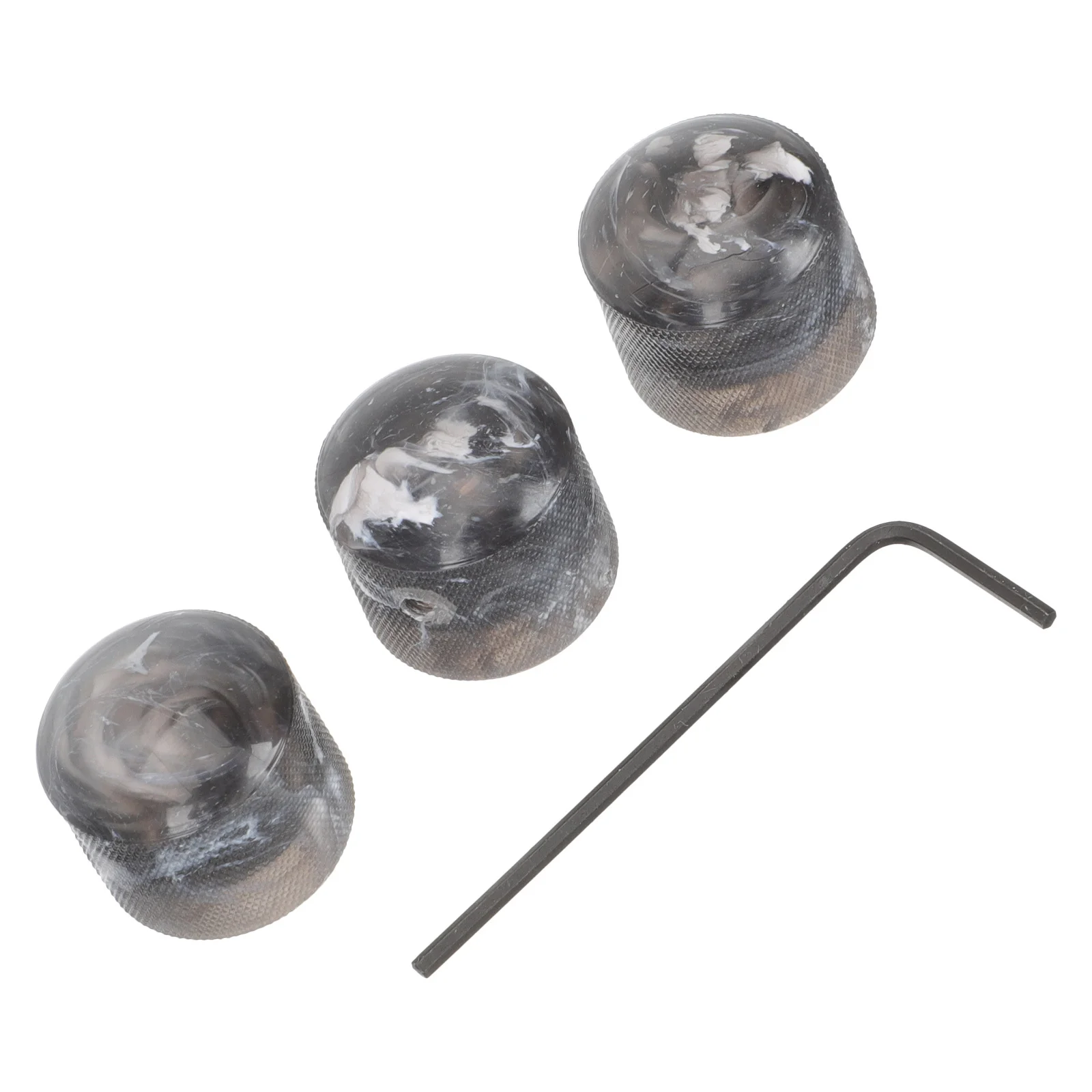 

1Set Electric Guitar Control Knob Plastic Rotary Dome Shape Replacement Parts Bass Volume Control Guitar Potentiometer Caps