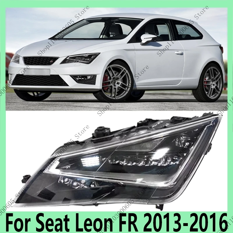 

Для Seat Leon FR 2013-2016 автомобильные аксессуары передний бампер светодиодная фара указатель поворота тормозной сигнал 5F1941007B 5F1941008B