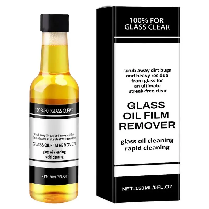 

150ml Automotive Glass Oil Film Remover Car Glass Oil Film Remover Auto Window Cleaner Agent Glass Windshield Cleaner Agent