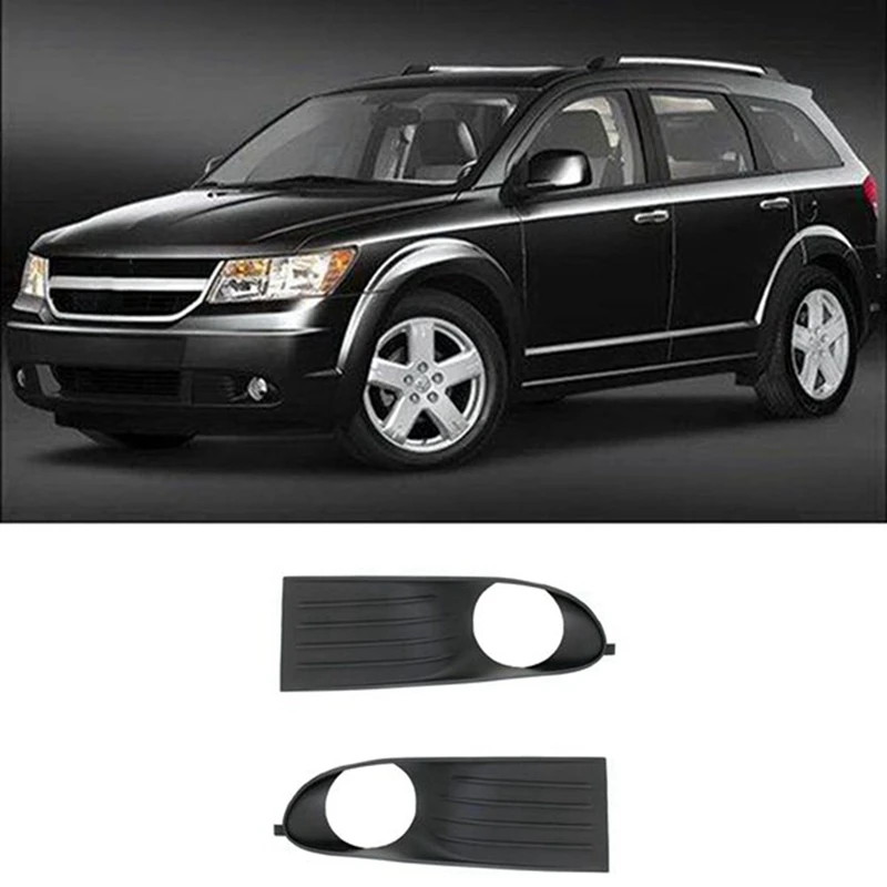 Marco de lámpara antiniebla para coche, luz izquierda y derecha para Dodge Journey 2009-2012, 05178285AB, 05178284AB