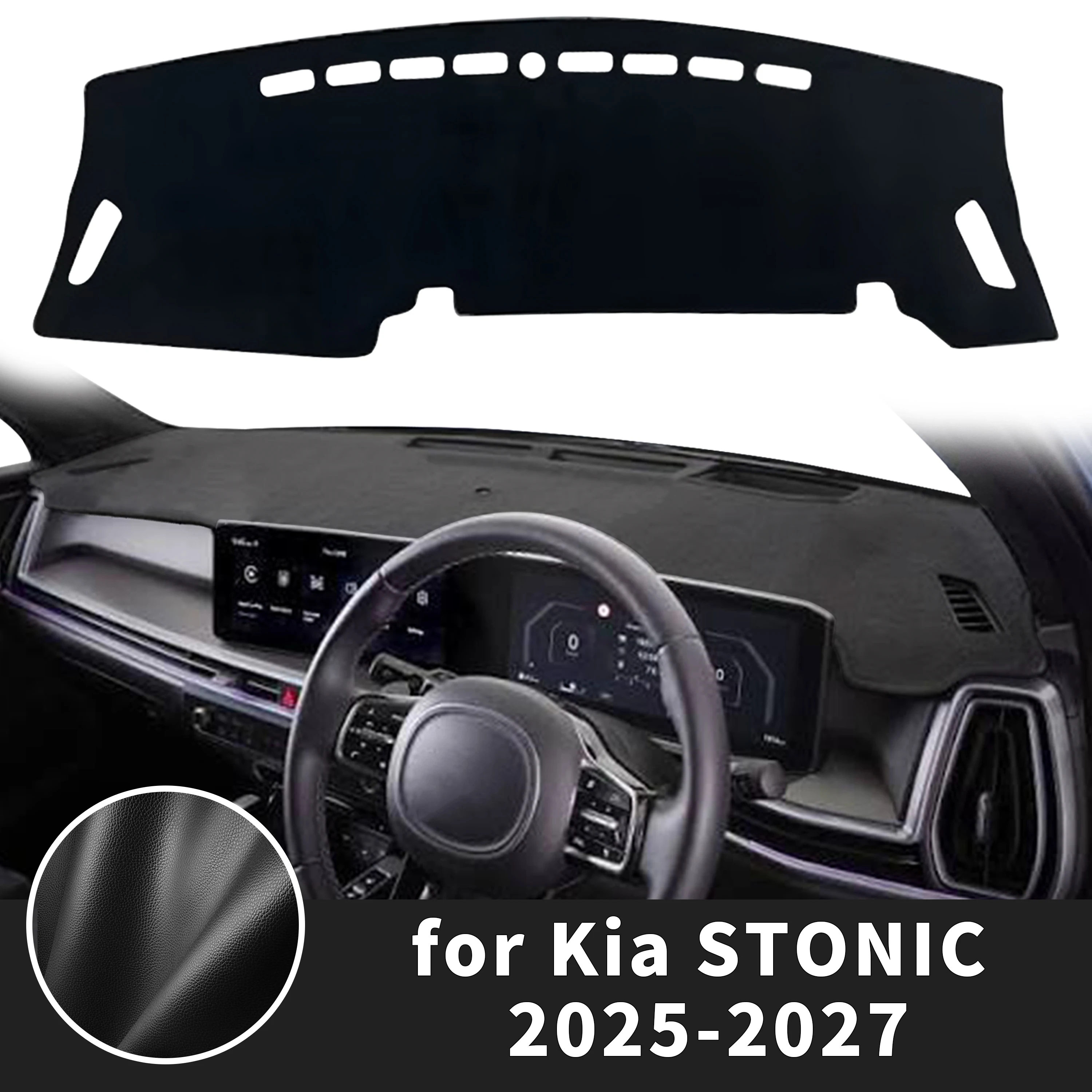 for Kia STONIC 2025 2026 2027 Dashboard Cover ​​Fit Dash Mat Sun Protection Anti‑Reflection Cover Dash Pad Dashmat Accessories