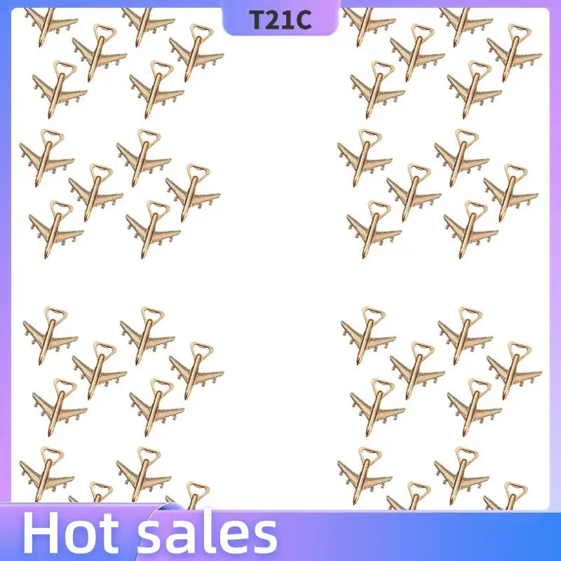 

T21C Pack Of 48 Airplane Bottle Opener Gift Box Air Plane Travel Beer Bottle Opener Party Favor Wedding Birthday Decorations