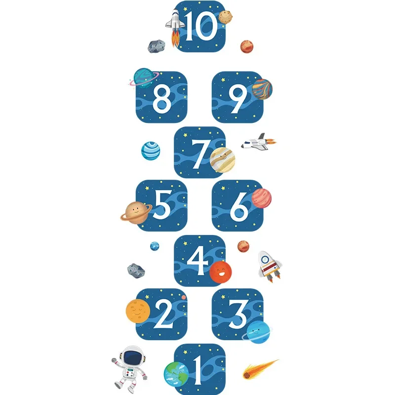 Juego de conejillo de campaña para niños, pegatinas autoadhesivas para suelo, juguetes deportivos para interiores y exteriores, entrenamiento con sentido, regalos de interacción entre padres e hijos