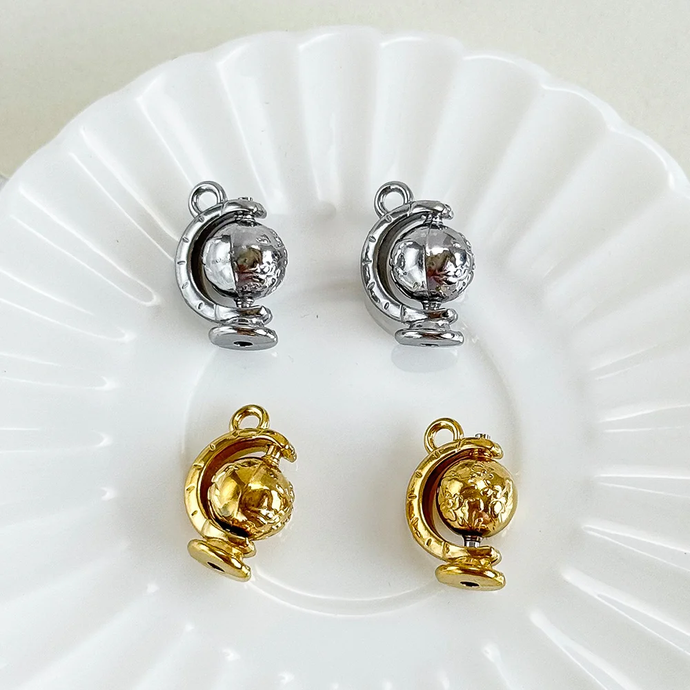 

Cordial Design 12*17MM 40Pcs Jewelry Accessories/Globe Shape/Stainless Steel Pendant/Hand Made/DIY Charms For Necklace #195322