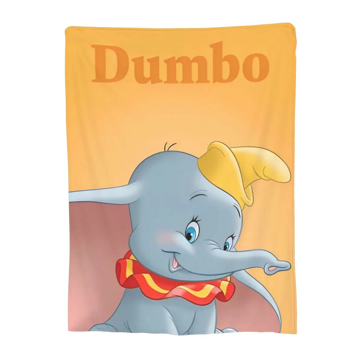 Fantasy Drama Dumbo Blanket Cover Cartoon Flannel Throw Blanket Home Couch Portable Ultra-Soft Warm Bedspreads