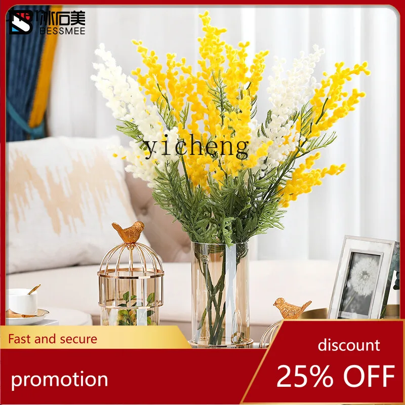 

YFY Phalaenopsis Vase Dining Table Flower Arrangement Simulation Dried Flower Nordic Soft Home Decoration