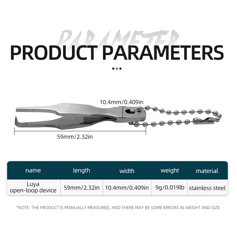 Stainless Steel Double Ring Opener Lure Quick Ring Opener Tool Fishing Accessories Lightweight Portable Fishing Gear