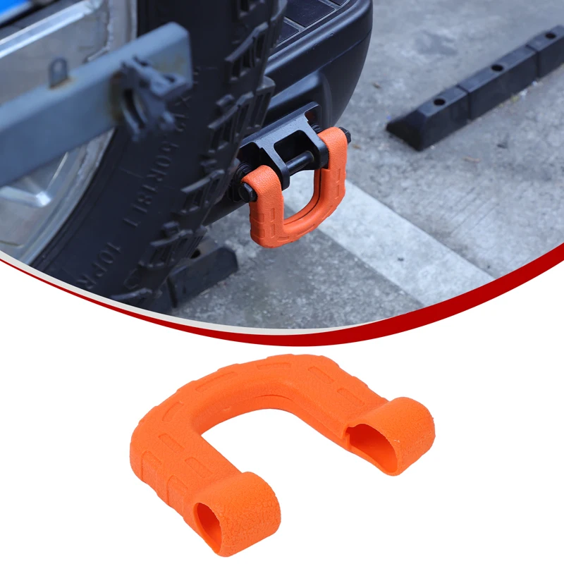 

For Hummer H3 2005-2009 Rubber Car Rear Tow Hook Covers Rubber Rear Bumper Tow Hook Protector Cover Accessories