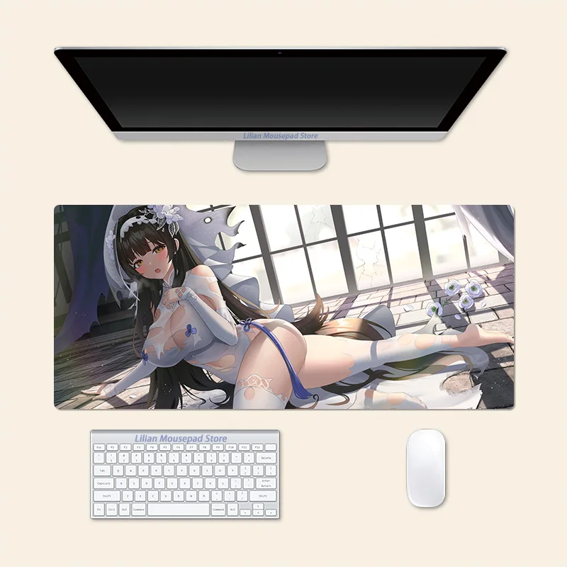 Sexy QBZ-95 Girls' Frontline Anime Large Mouse Pad Office Mousepad Creative Game Desk Mat Gift