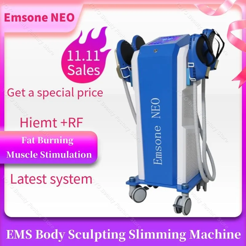 New upgrade Emsone NEO 15 Tesla Hiemt EMS RF Nova Body Sculpting machine Fat Burning Muscle Stimulate Body Contouring Device