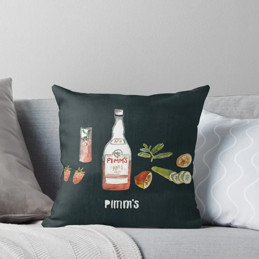 

Pimms recipe Throw Pillow bed pillows Luxury Sofa Cushions