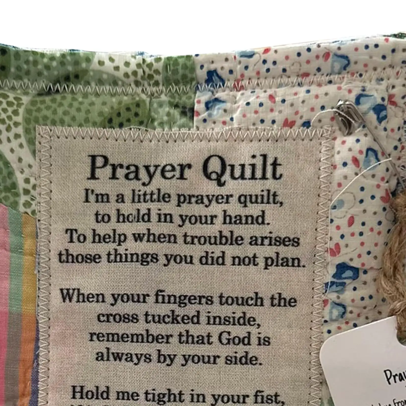 Prayer Quilt with Cross Inside Sew Quilt Christmas Prayer Quilt for Women Men