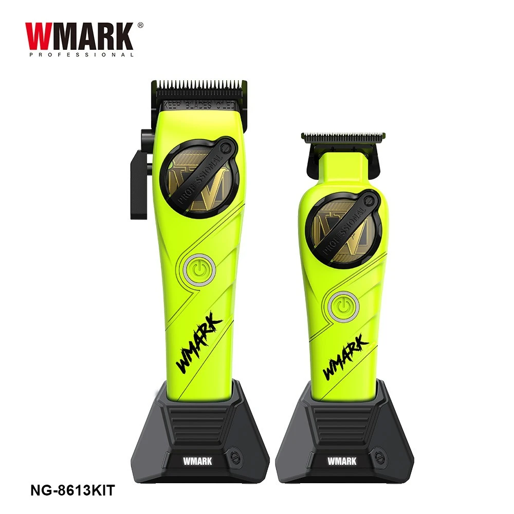 

WMARK 8613, комплект зажимов для волос, машинки для стрижки волос для парикмахеров, аккумуляторная машинка для стрижки волос