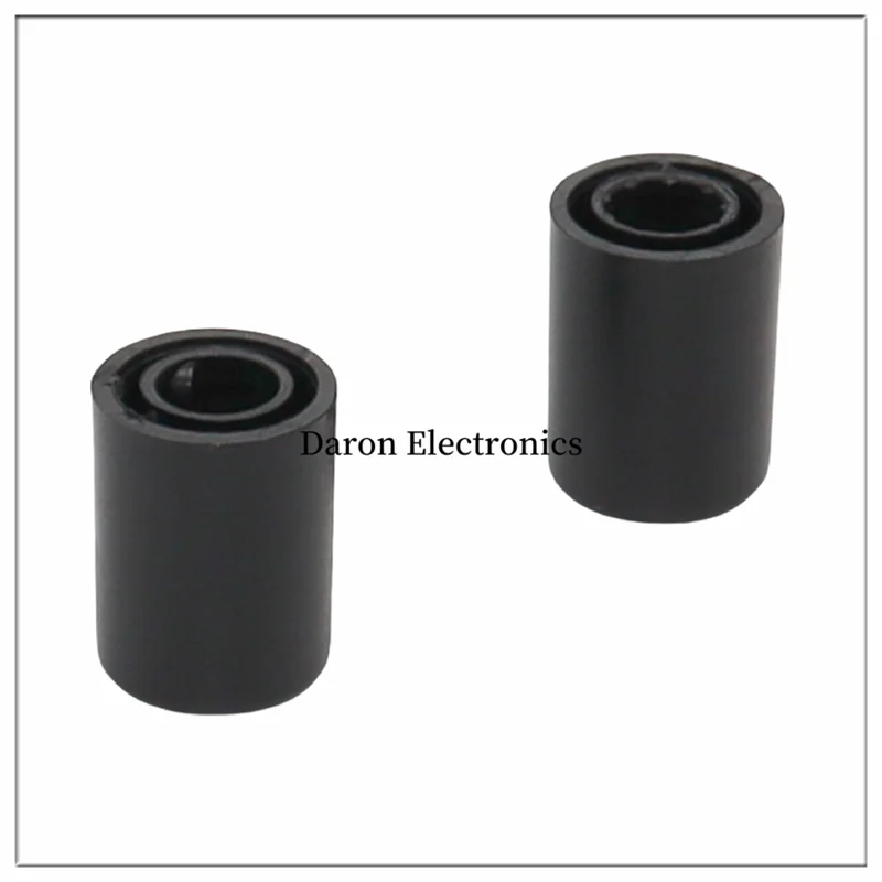 Potentiometer knob cap black plastic knob 12x16 mixer sound card adjustment cap 148 Potentiometer cap cap plum/half handle