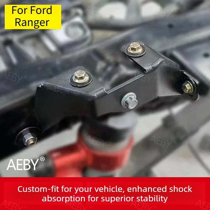 For Ford Ranger 2022-2026 Rear shock absorber reinforced base,Shock absorbing mounting bracket bolts,Car accessories,Chassis