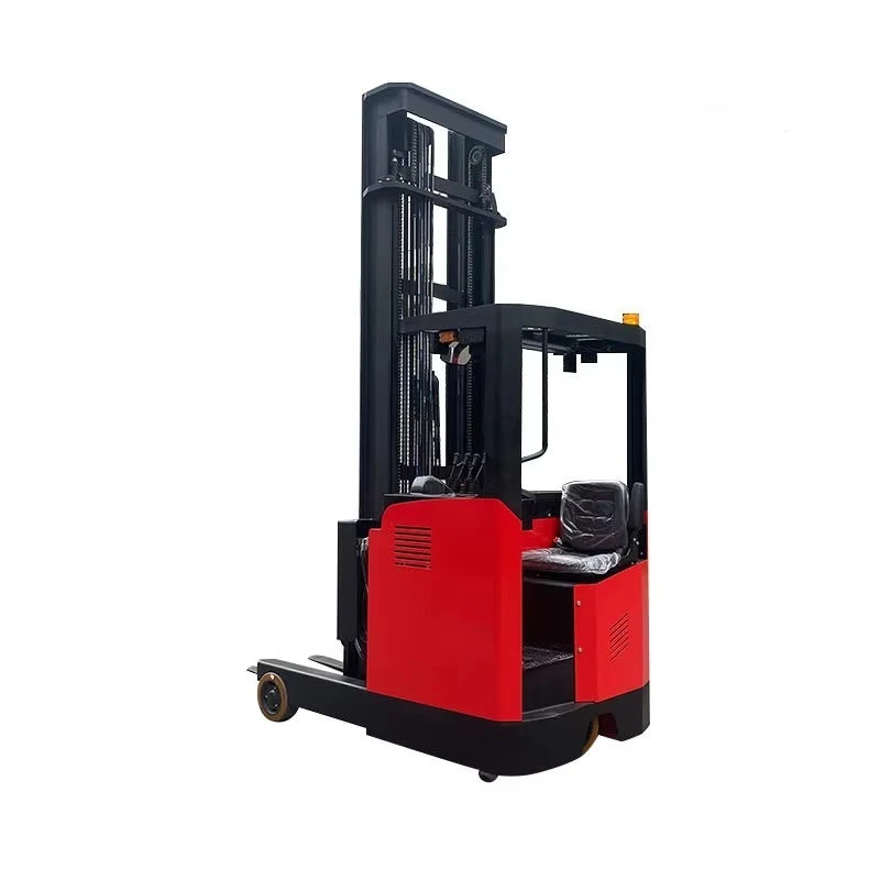Sanstar Warehouse 48 V Electric Reach Truck Forklift 1.5-2.5 T, 1.35m Lift  for Efficient Narrow Aisle Operations.