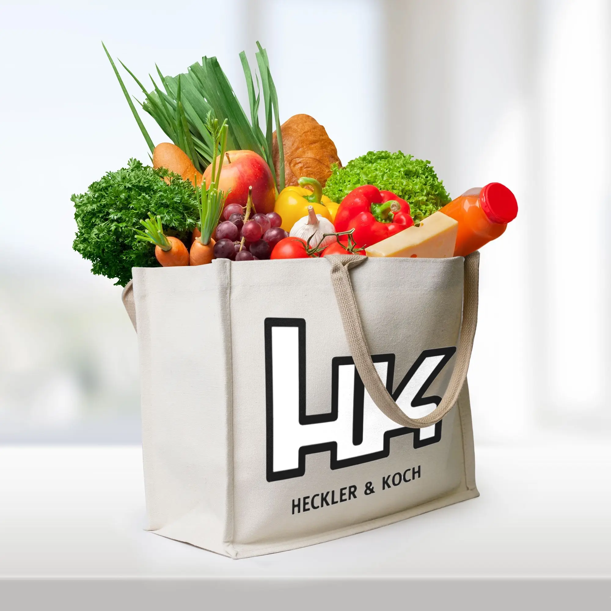 

Сумки для покупок с логотипом Heckler Koch Hk, холщовая сумка-тоут, женская сумка-тоут на плечо, дорожная сумка