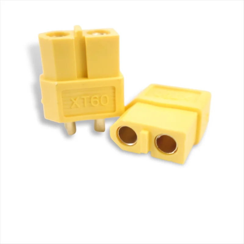 Nuevo 20 piezas par de conectores XT60 macho hembra para batería RC ESC, 60A 0,8 mΩ baja resistencia 12AWG enchufe de alta corriente para Drone FPV diy