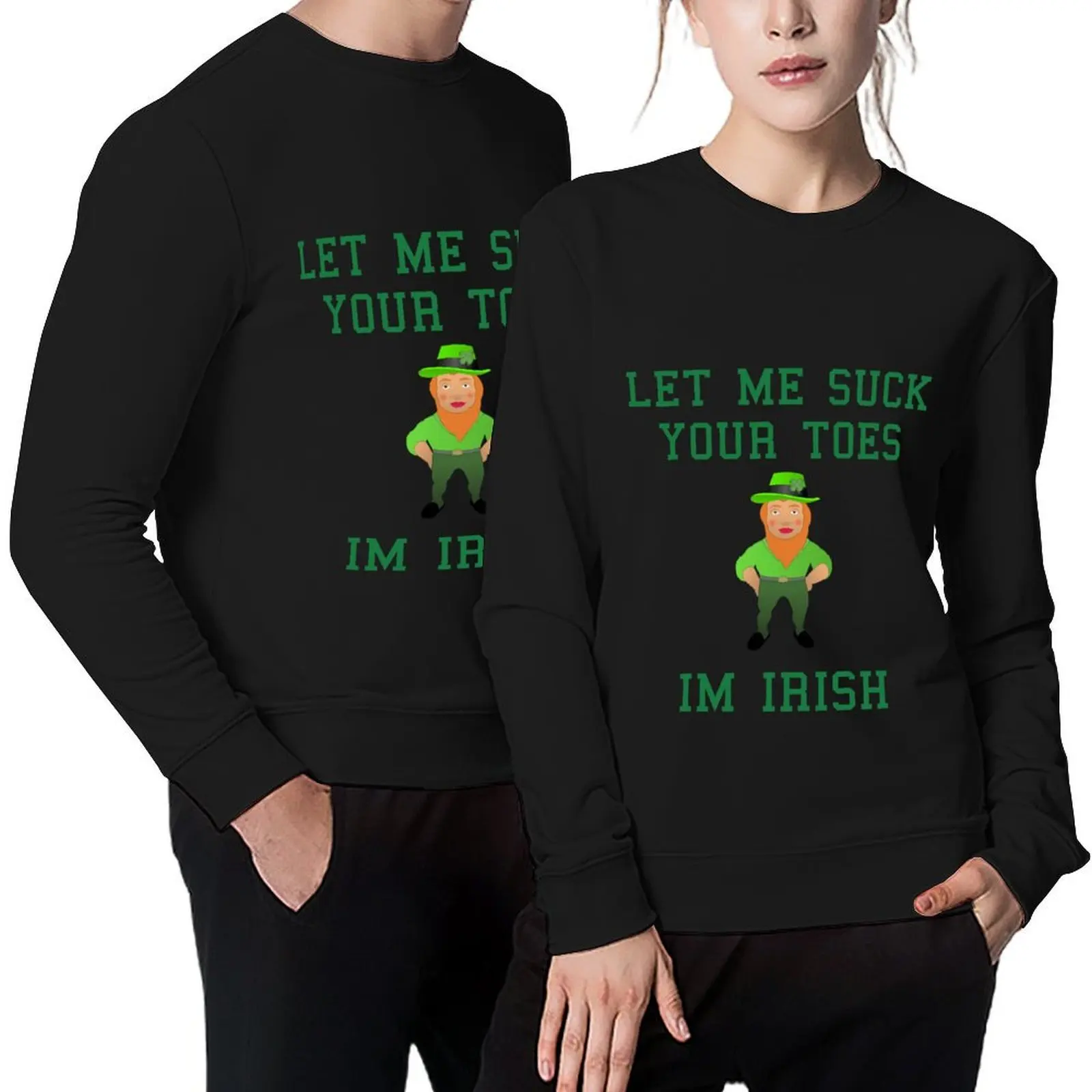 ¡Detame chupa tus dedos de los pies, soy irlandés! Jersey ropa de anime ropa masculina chándales sudadera de estilo japonés para hombres