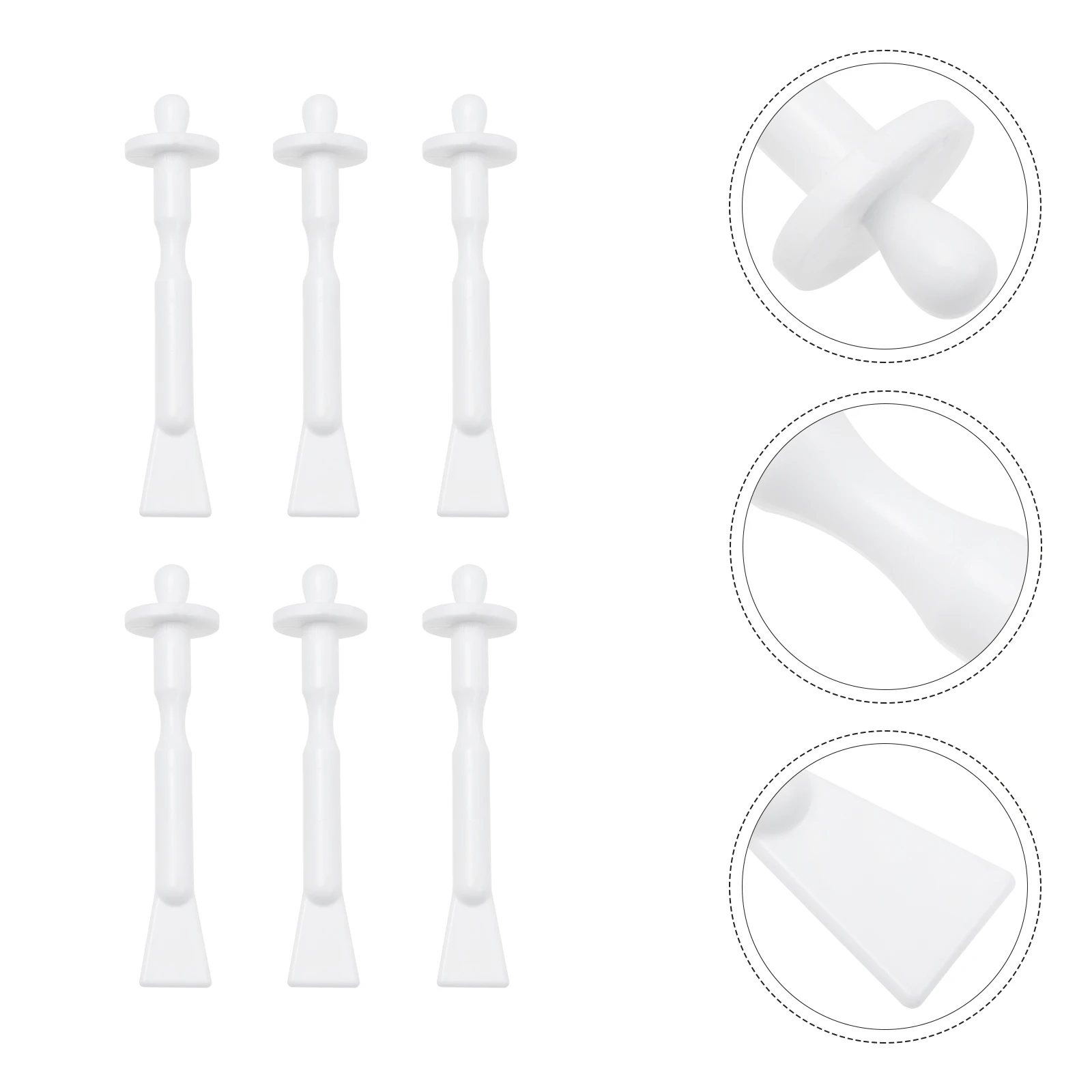 

30pcs Nose Hair Stick Wax Applicator Sticks Disposable Premium Material Smooth Efficient Skin Friendly Round Head Depilation