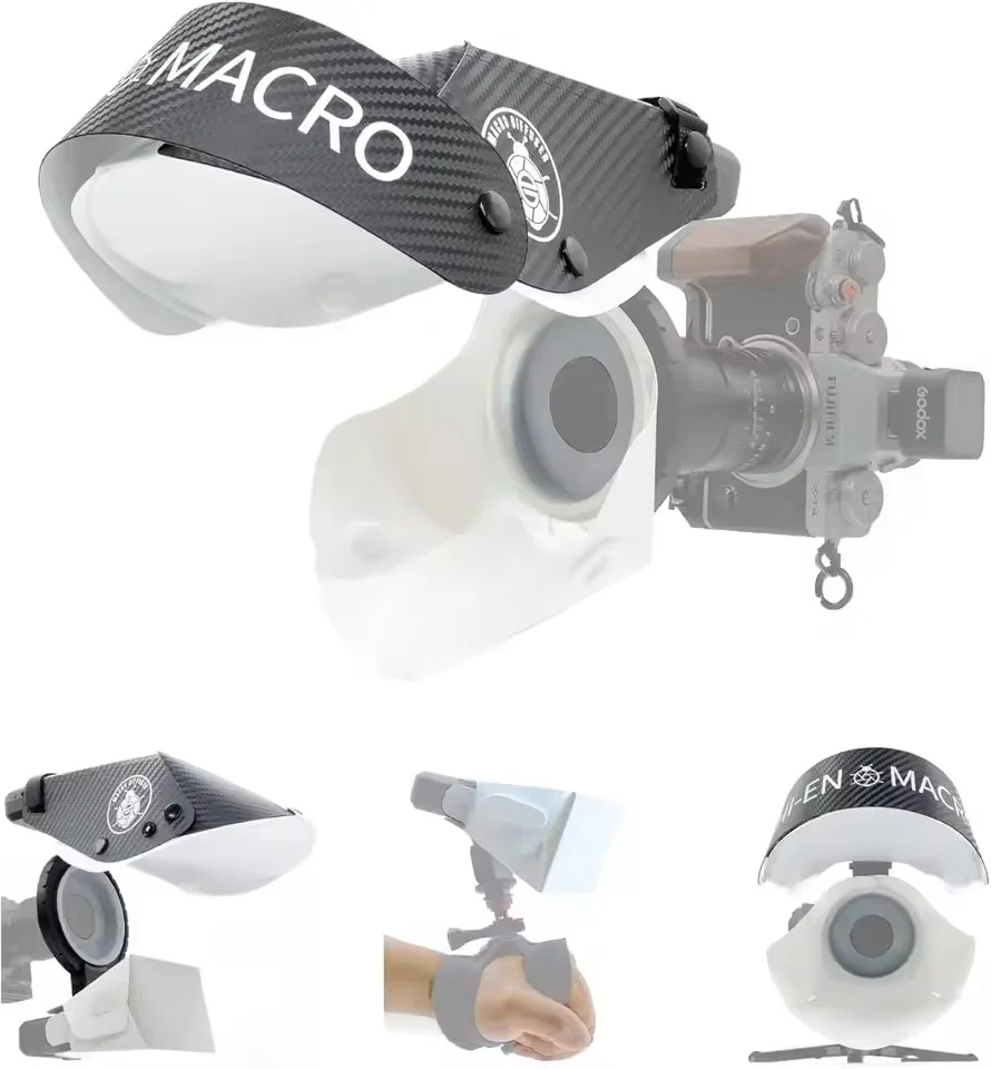 

Macro Photography Tools Flash Softbox Diffuser Soft Light Cover Dual Head MF12 Flash for Macro Lens Shooting Insect Flower Etc.