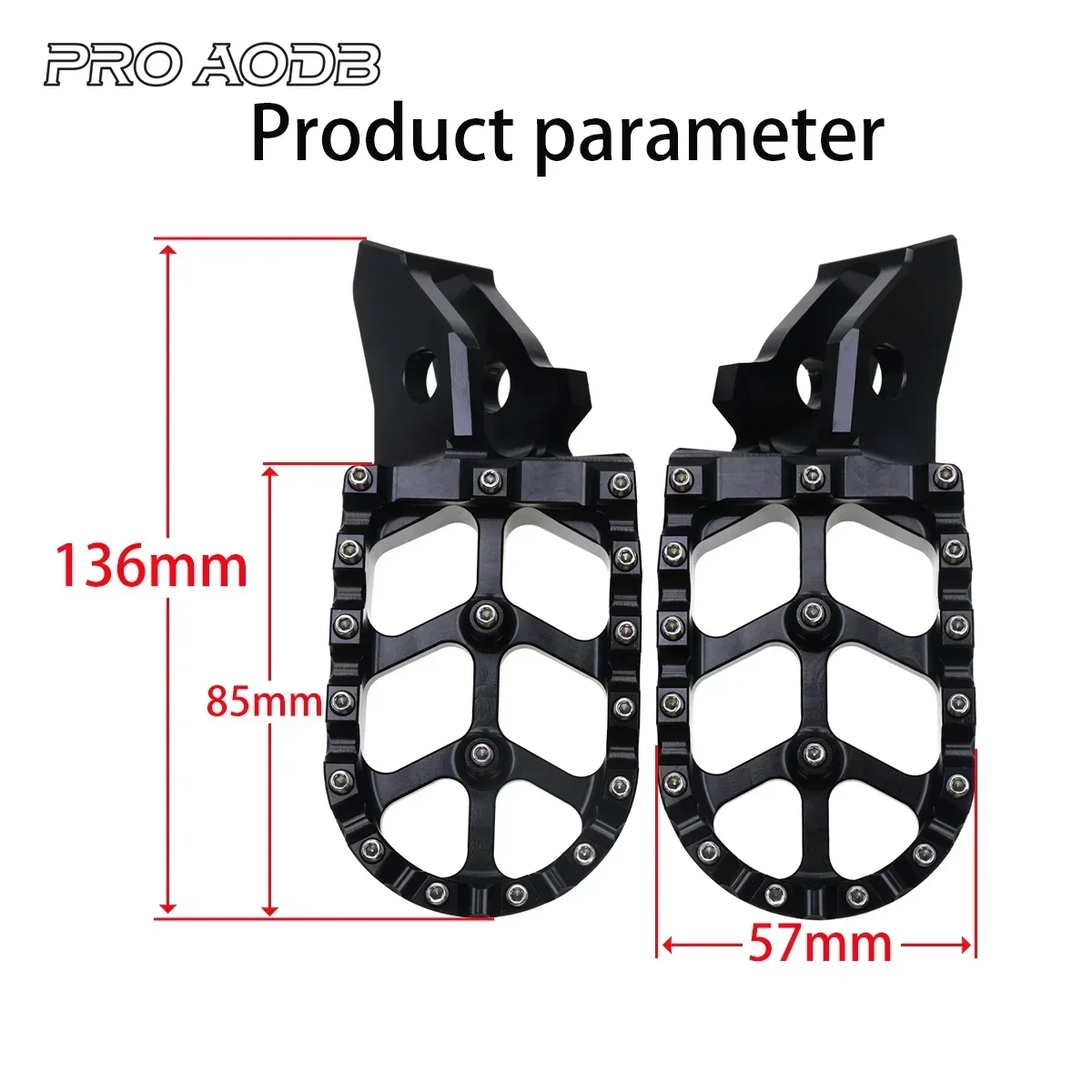 Motorcycle CNC FootRest Footpegs Foot Pegs Pedals For Sur-Ron Surron UltraBee Off-Road Electric Vehicle Pit Bike Parts Motocross