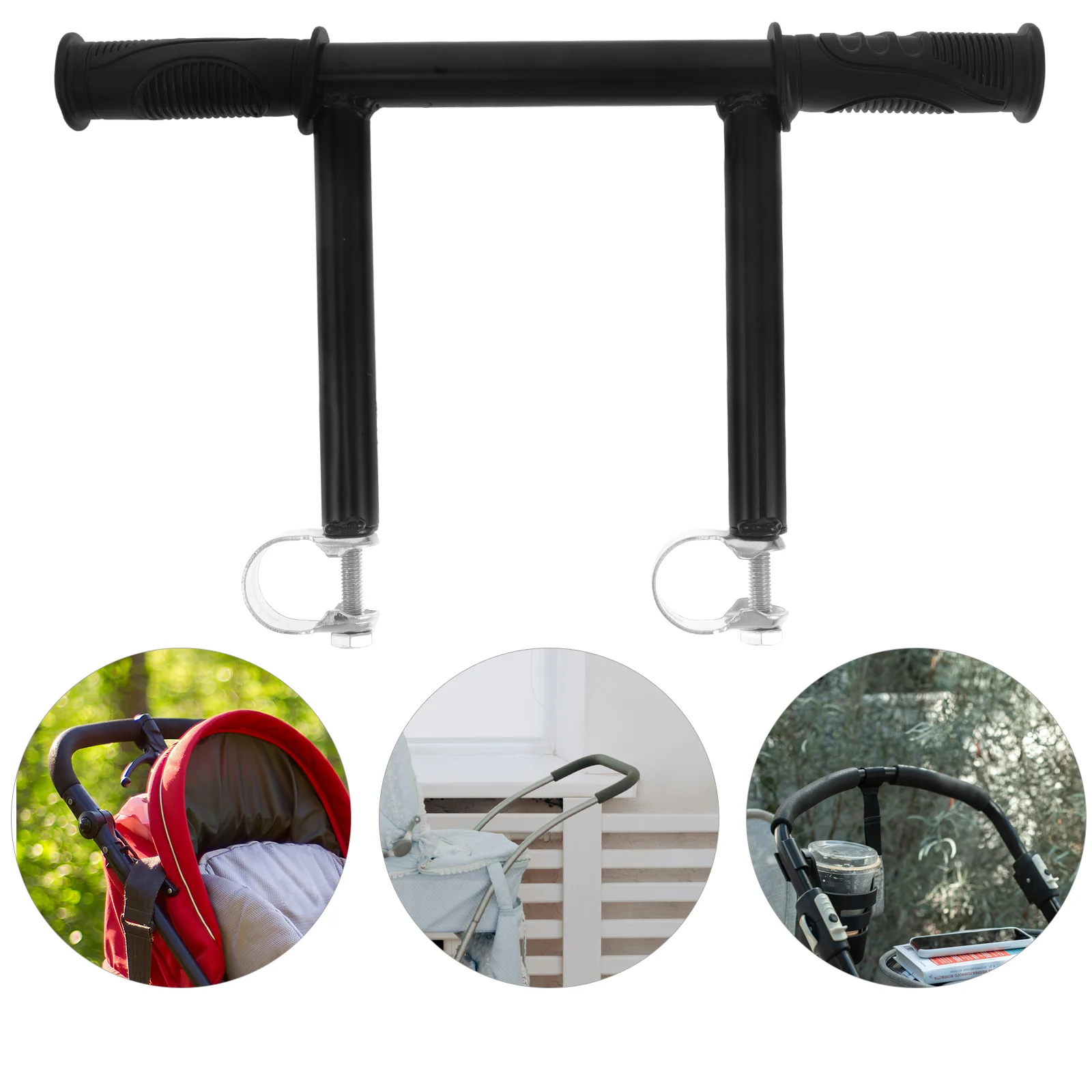 Cart Handrails Baby Stroller Push Arm Booster Armrest Handle Plastic Wheelchair Parts