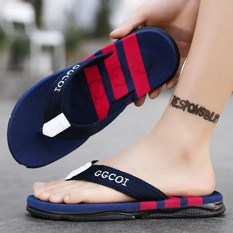 Shiatsu Sandals Man Summer Slippers for Men Flip Flops Casual Fun Trend 2024 Comfortable Adult Clappers Mascullino Sale Shoes