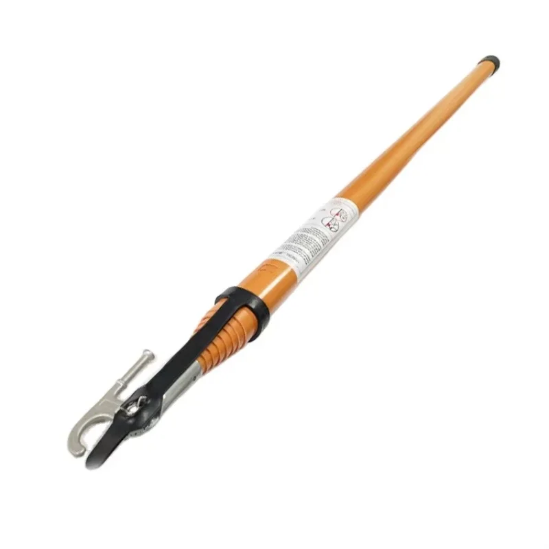 

6.43m Extendable Orange Fiberglass Triangular Telescopic Hot Sticks
