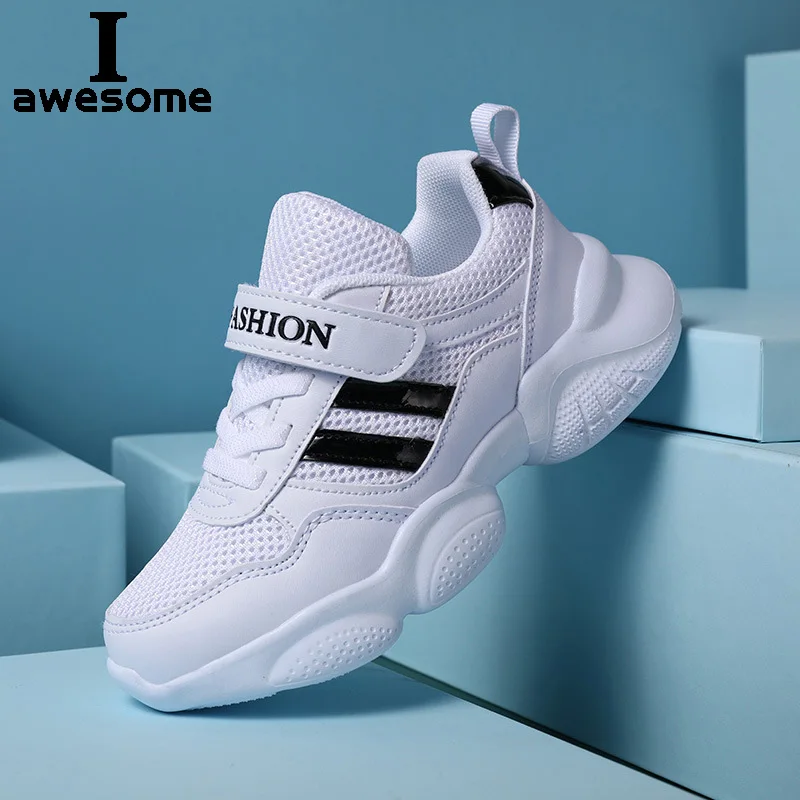 2021 Kids Running Shoes Girls Sneakers Boys Casual Sneaker Child Autumn Trainers Kids White Shoes Children Sports Shoes for Boys