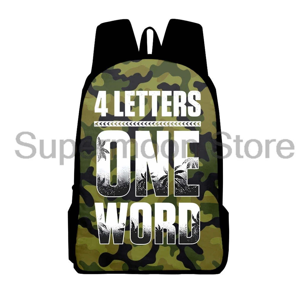 

Jey Uso Four Letters One Word Yeet Backpack Casual Daypack Women Men Rucksack Casual Fashion Packsack Outdoor Bag