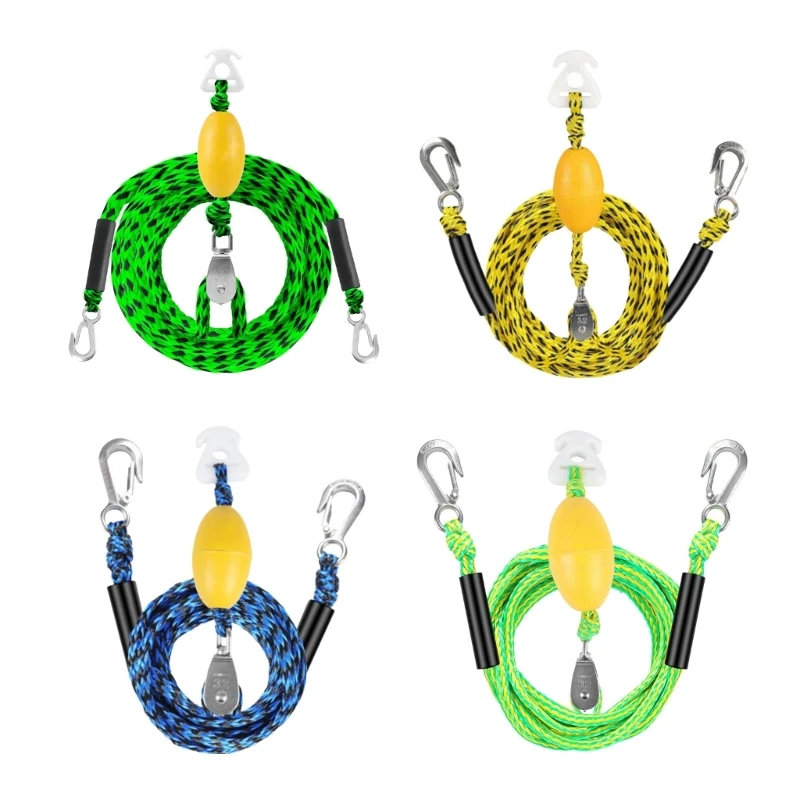  Professional Double Hook Pull Line Towing Rope For Water Sofa Pulling 17Ft Long