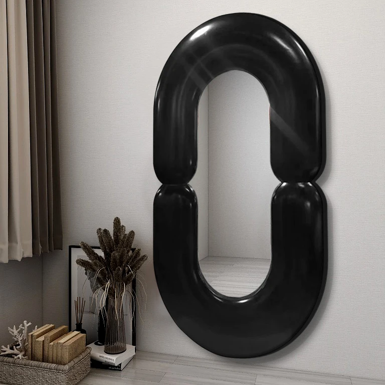 

Special-shaped full-length mirror online celebrity ins fitting mirror creative wall clothing store capsule mirror