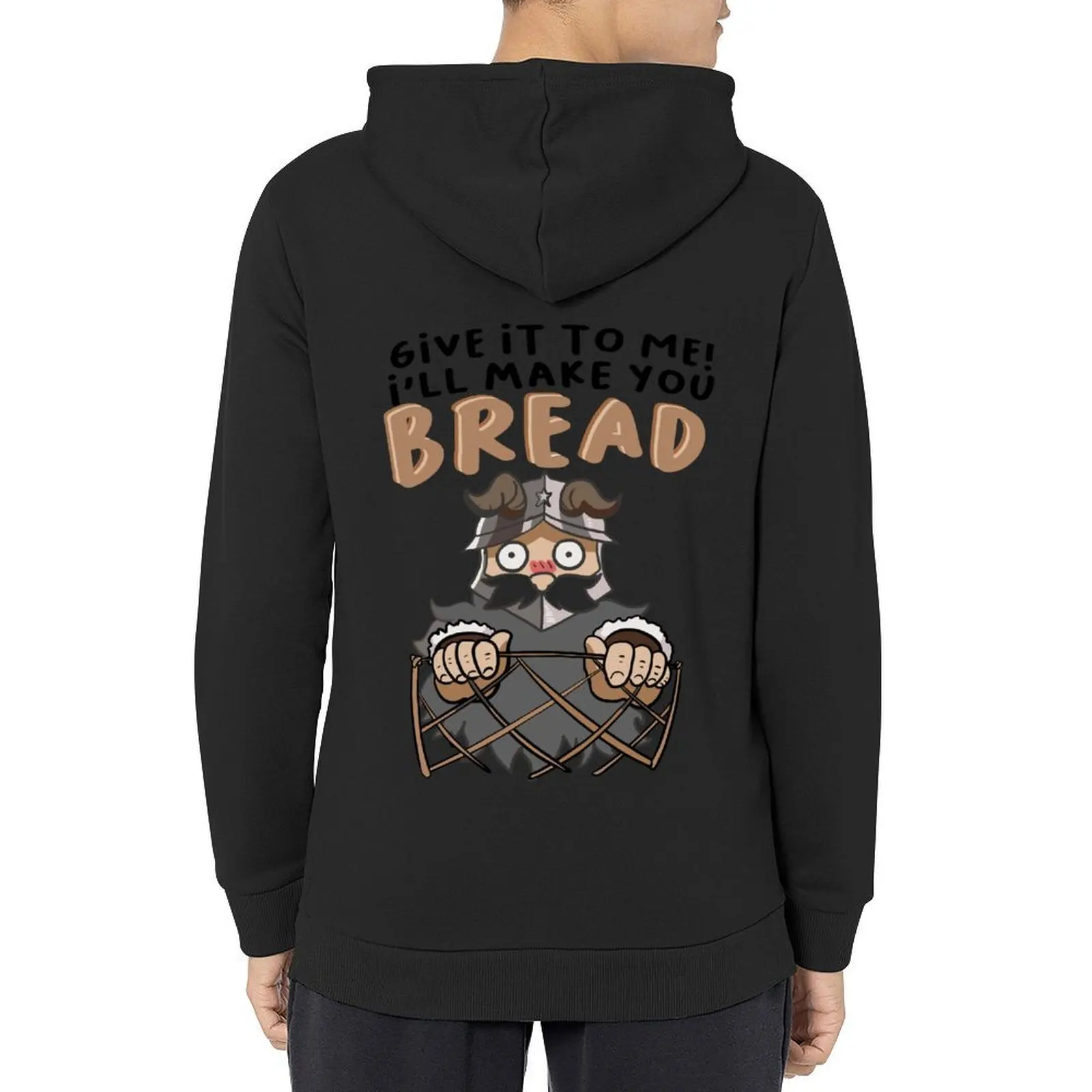 

I'll Make You Bread Dungeon Meshi Senshi Hoodie mens clothing clothes for men men's clothes new hooded tee