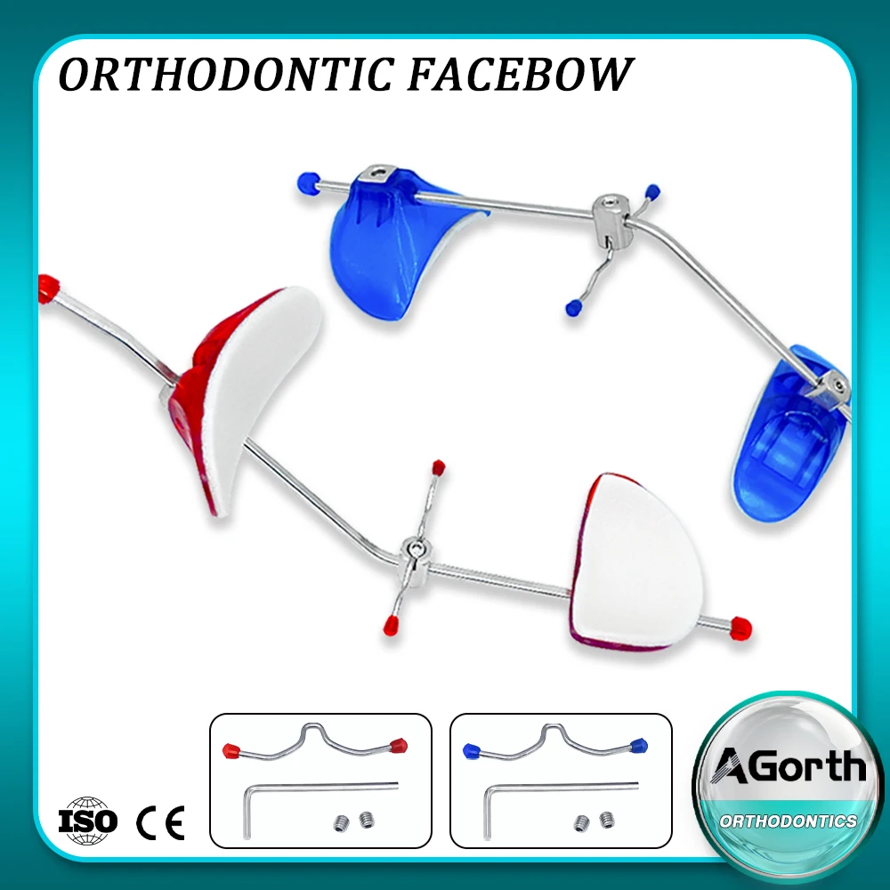 Dental Orthodontic Forward Pull Headgear Facemask With Single Lever Adjustable For Underbite Correction Dentist Tools