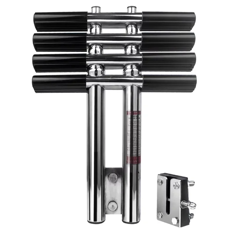 Grade 4 Stainless Steel Non Slip Telescopic Submersible Ladder Replacement for Yacht Fishing Boat Speedboat Marine