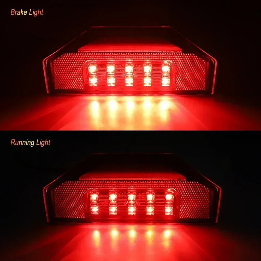 ไฟท้าย LED สำหรับ Polaris RANGER 900 570ลูกเรือทั่วไป1000 Pro XD XP 4P 2013 - 2019 UTV ไฟเบรกท้าย