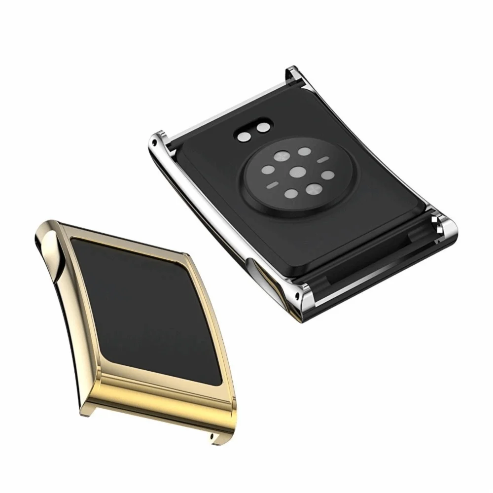 New 22mm Metal Frame Watch Accessories All-Around Protective Case Shockproof Protective Shell for Huami Amazfit Helio