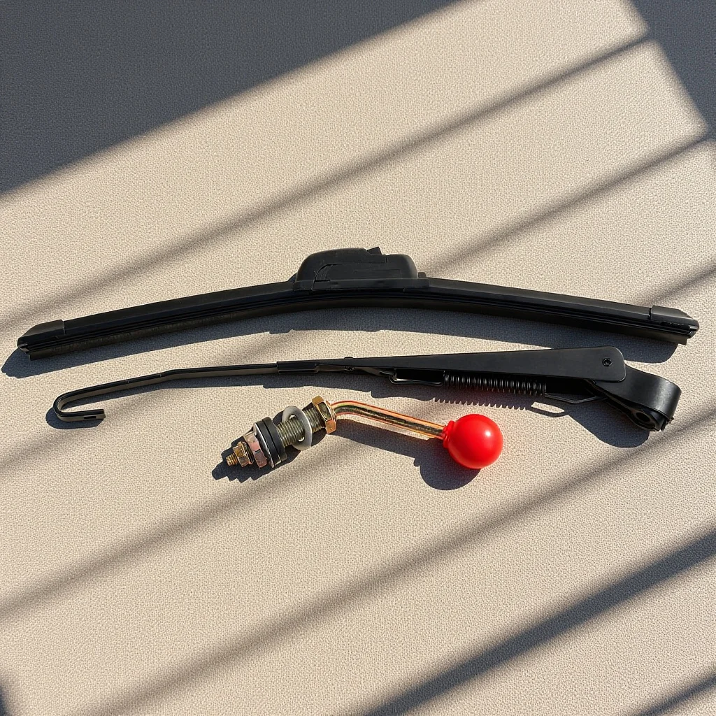 دليل شبه المغلقة ممسحة زجاج أمامي تعمل باليد استبدال عالمي للدراجات النارية Utv على الطرق الوعرة ملحقات ممسحة عدة #1