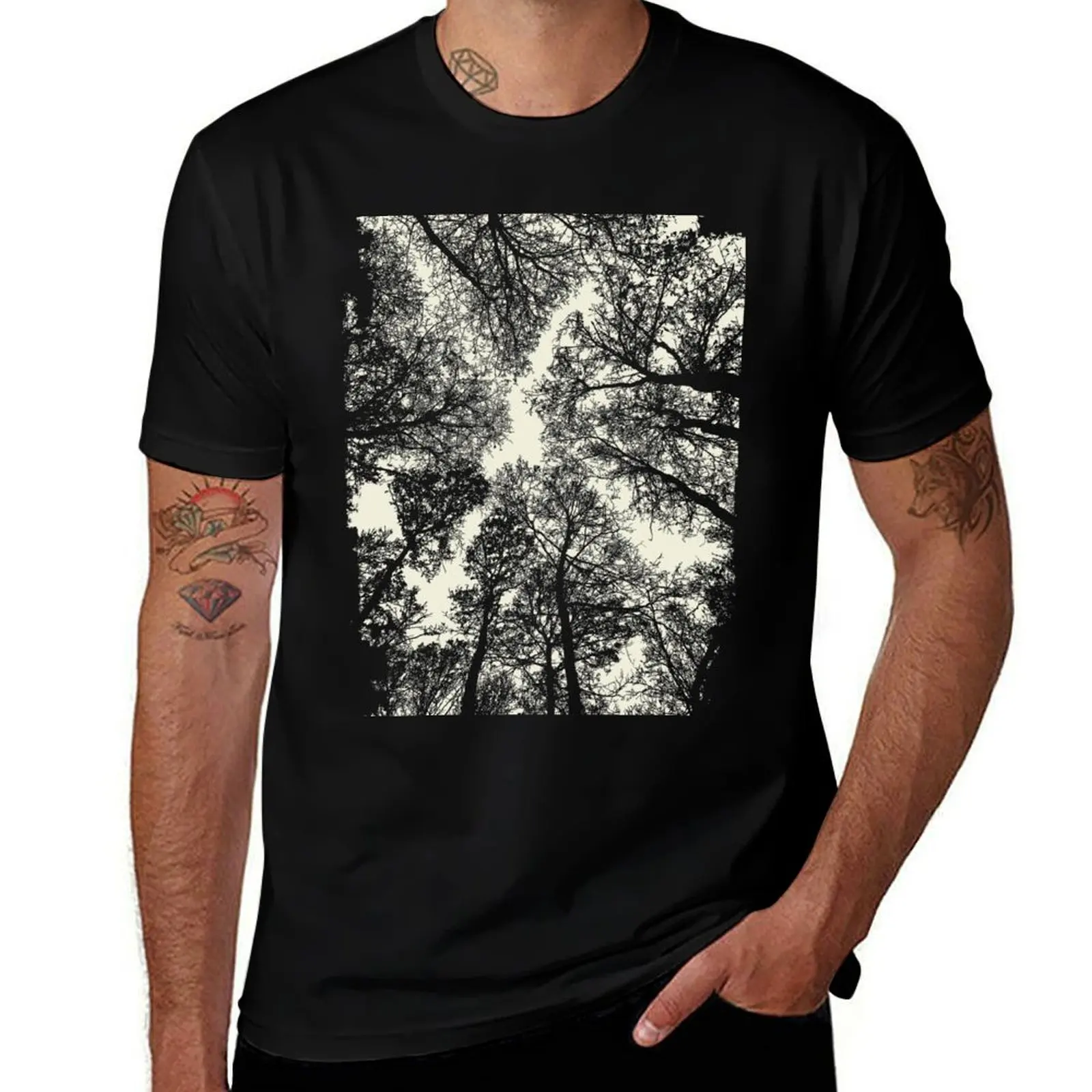 

man shirts t graphic shirts cotton t humor T-Shirt t shirts high quality dark for funny Forest