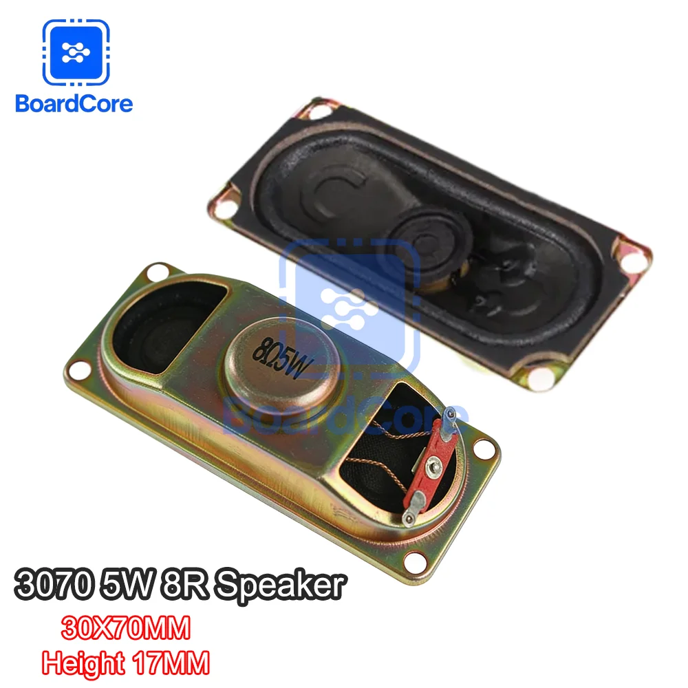 2PCS/lot 8R 5W LCD Monitor/TV Speaker Horn 3070 Loud Speakers 8 Ohm 5 Watt 30*70*17MM Horn Loud Speaker