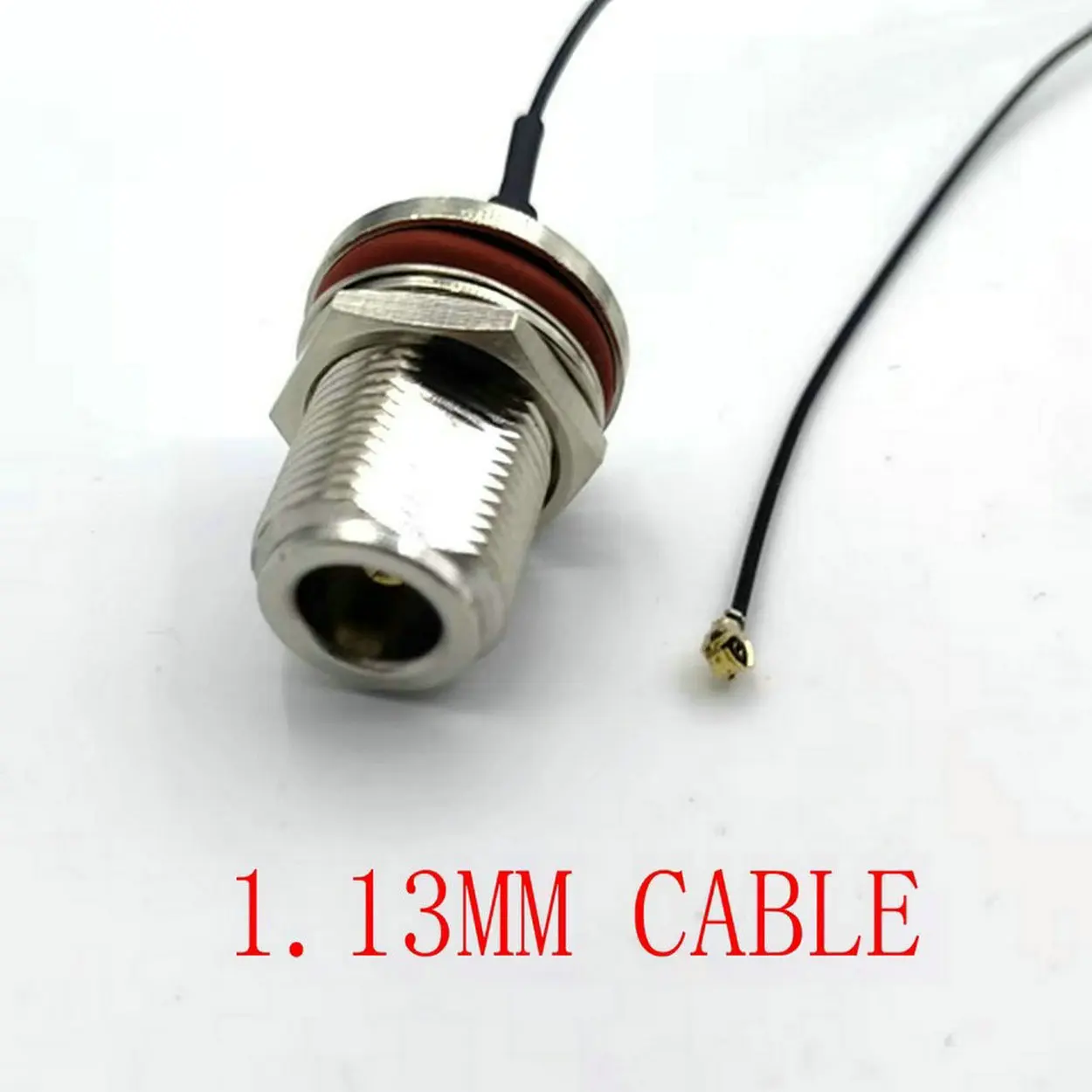 Screw Nut N Female Bulkhead Female U.fl Connector RF1.13 Cabble N to RF Coaxial Extension Jumper