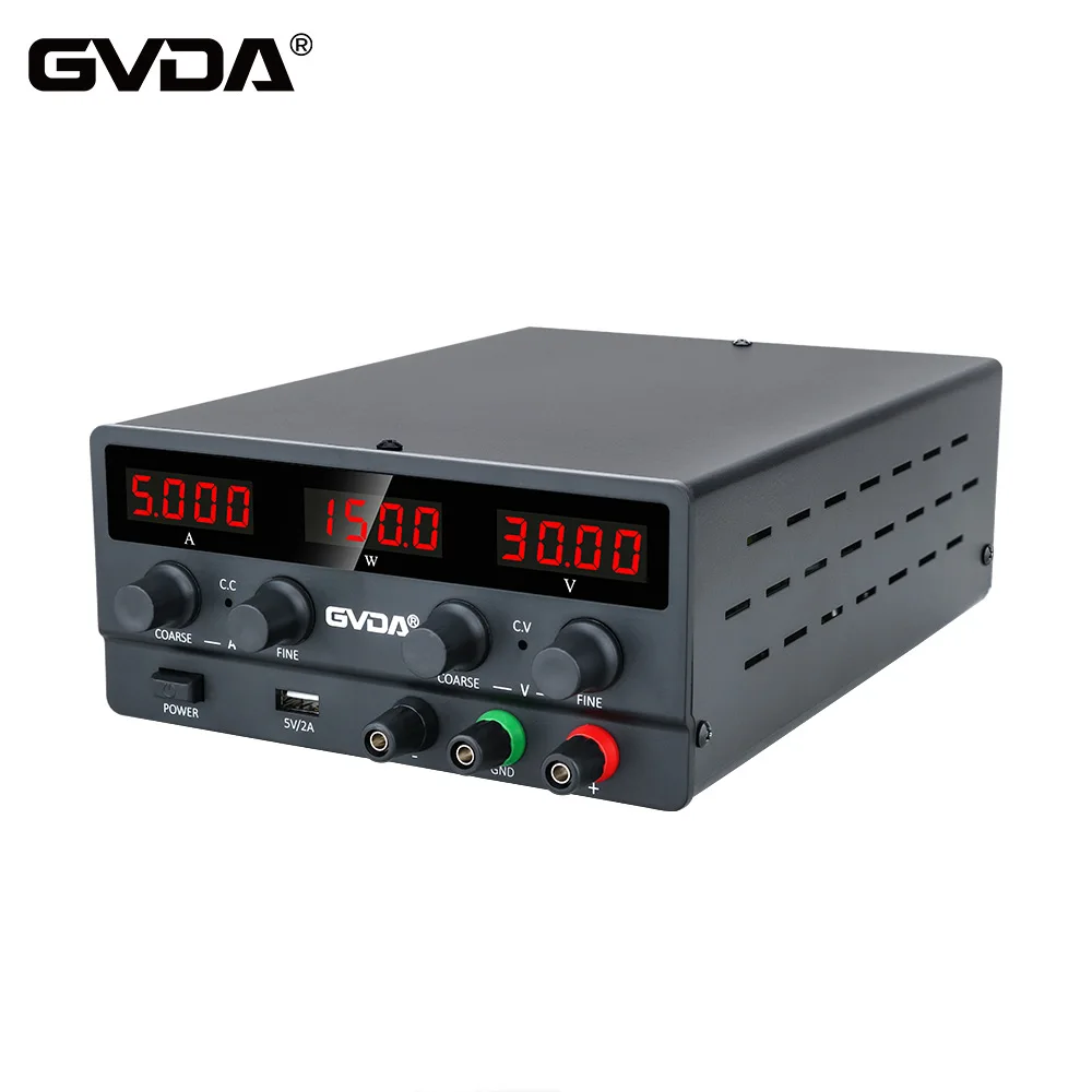 

Digital USB Voltage Regulator DC Power Supply Adjustable 30V 5A Voltage Stabilizer 60V 10A Laboratory Switching Bench Source