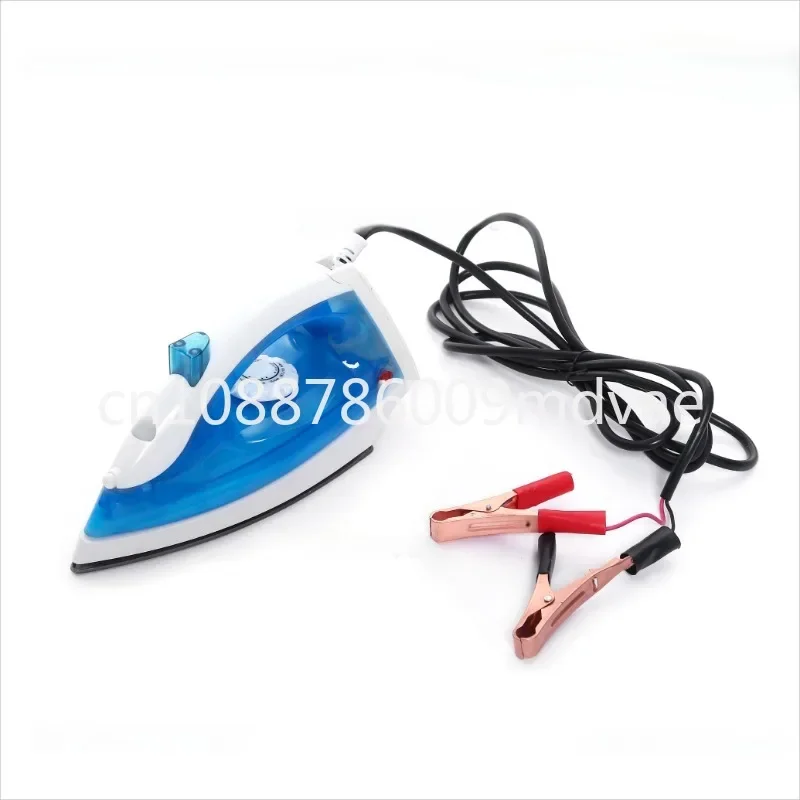 12V DC electric iron with battery ironing machine outdoor foreign trade wired small electrical dry ironing clothes available