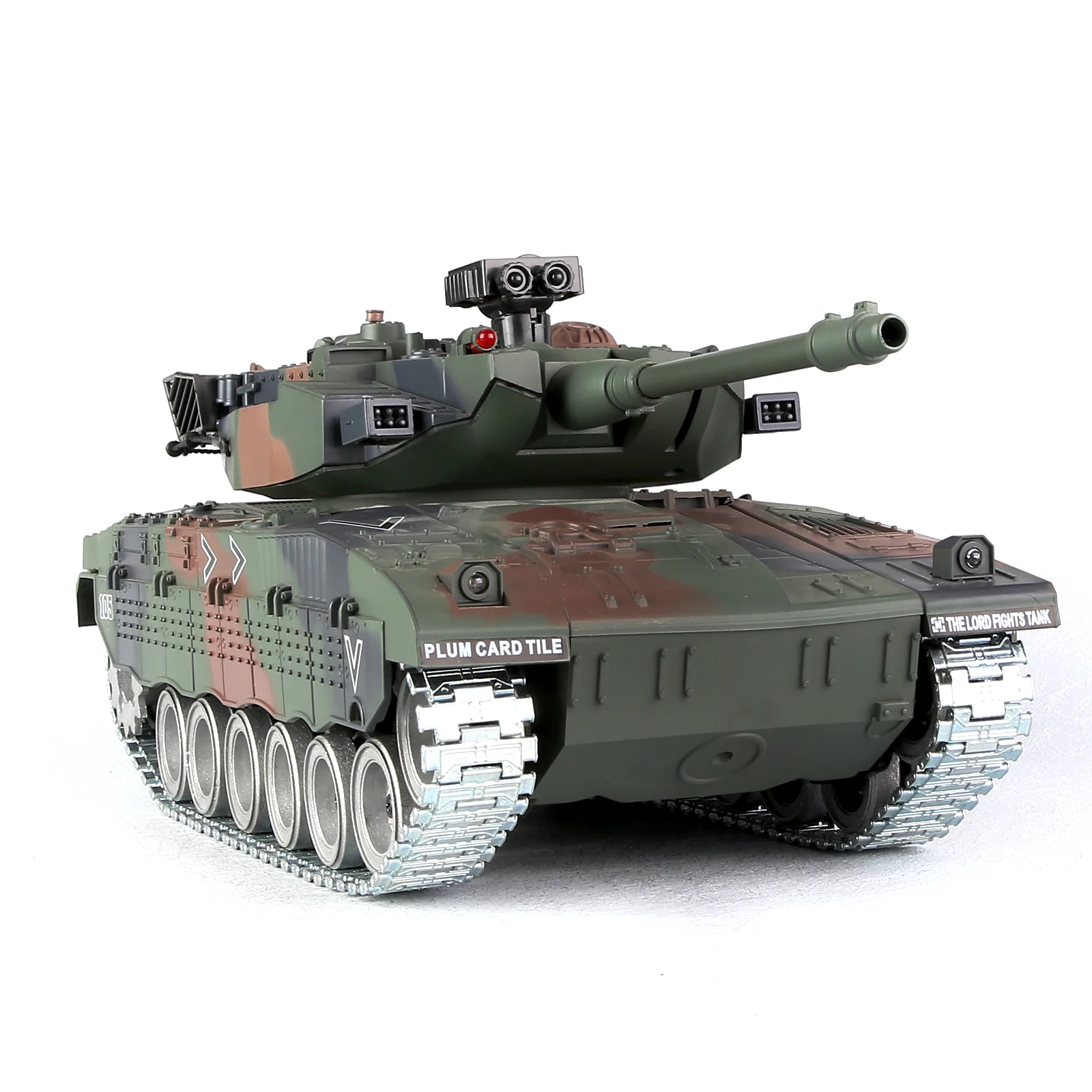 Coolbank Remote Control Tank 2.4Ghz 1/18 Israel merkava Battle RC Tank That Shoot Airsoft RC Army Military Vehicle Toys for Boys