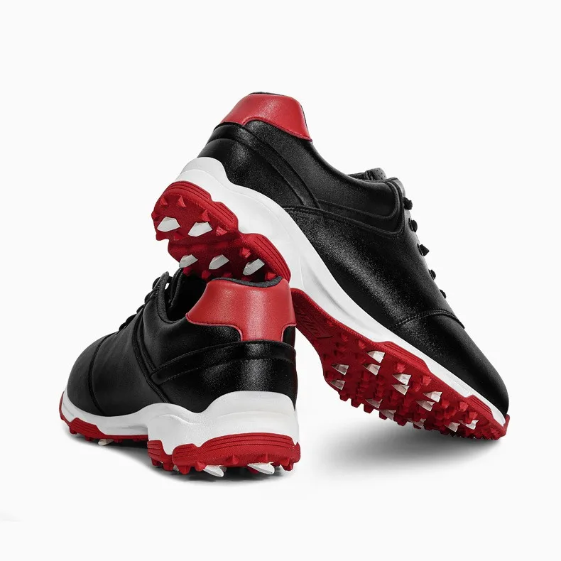 PGM Waterproof Golf Shoes for Men Anti Slip Spiked Golf Sneakers