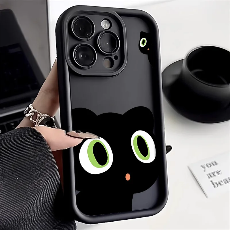 

Funny Cartoon Cat Case For Samsung S23 S22 S21 S20 FE S25 Ultra S24 Plus A55 A54 A53 A52 A35 A34 A33 A32 A16 A15 A14 A13 Cover